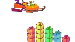 Learn English with Om Nom: Lets Count Gifts